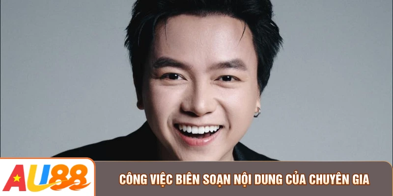 Công việc biên soạn nội dung của chuyên gia