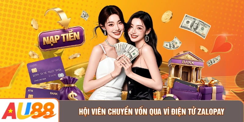 Hội viên chuyển vốn qua ví điện tử ZaloPay